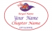 White Oval name Badge Artwork 125 Purple 
